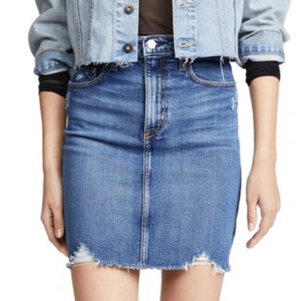 NWT Nobody Denim Skirt, Siren High Rise, Size 28